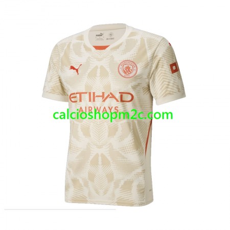 Manchester City Portiere Maglia Terza 2024/2025 Manica Corta
